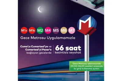 Istanbul Night Metro Service Continues